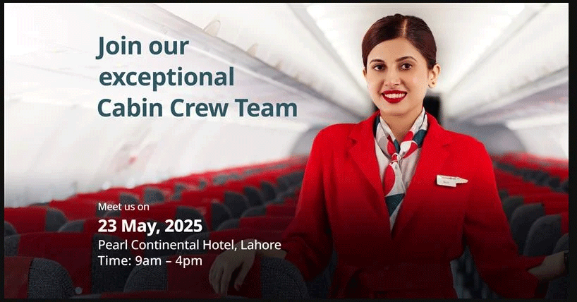 Fly Jinnah Cabin Crew Jobs 2025 Advertisement 