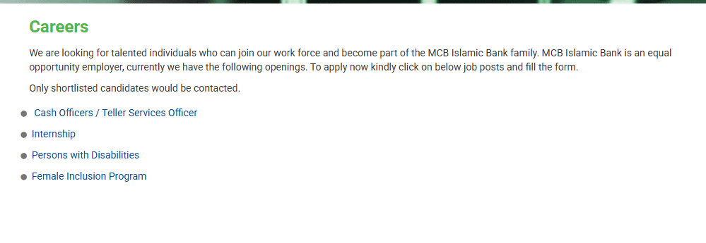 MCB Bank Jobs 2025 Advertisement