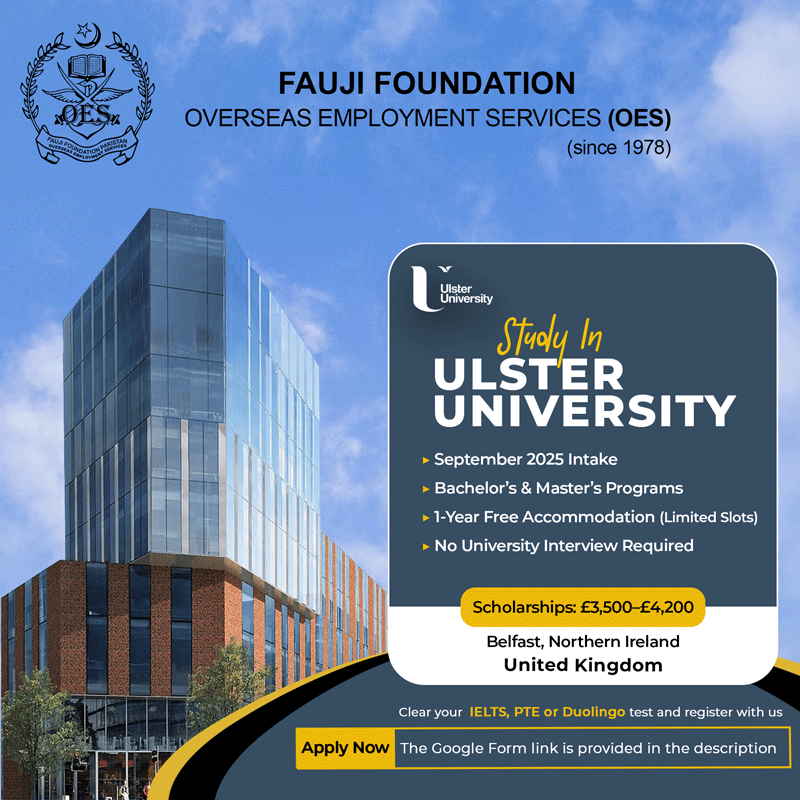 UK Study Opportunity 2025 Advertisement