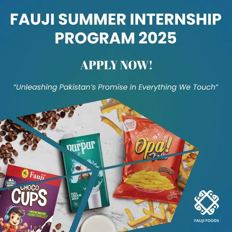 Fauji Foods Internship Program 2025 Advertisement